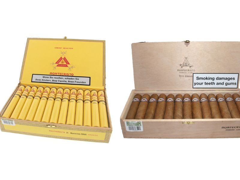 So sánh xì gà Montecristo Petit Tubos và xì gà Montecristo Petit Edmundo Tubos